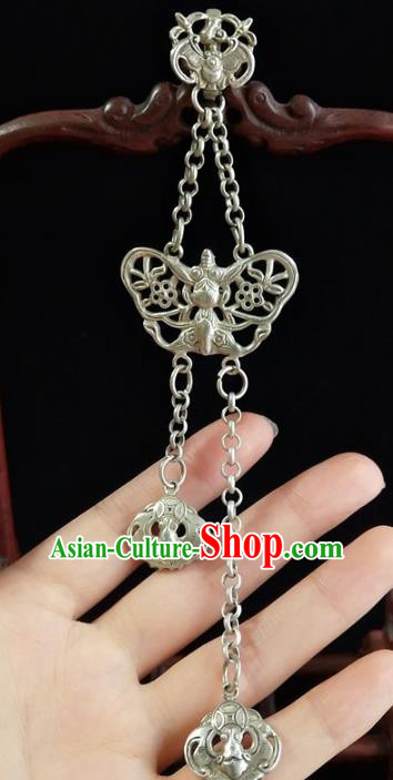 Handmade China Argent Bat Tassel Brooch Pendant Accessories Classical Cheongsam Breastpin Jewelry Handmade China Argent Bat Tassel Brooch Pendant Accessories Classical Cheongsam Breastpin Jewelry