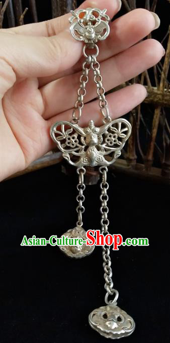 Handmade China Argent Bat Tassel Brooch Pendant Accessories Classical Cheongsam Breastpin Jewelry Handmade China Argent Bat Tassel Brooch Pendant Accessories Classical Cheongsam Breastpin Jewelry