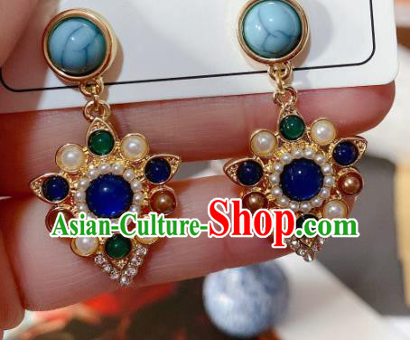 Top Baroque Queen Pearls Earrings Court Eardrop Jewelry Accessories Top Baroque Queen Pearls Earrings Court Eardrop Jewelry Accessories