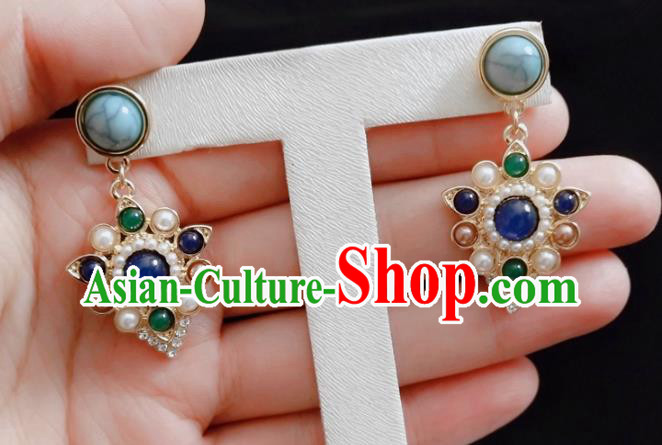 Top Baroque Queen Pearls Earrings Court Eardrop Jewelry Accessories Top Baroque Queen Pearls Earrings Court Eardrop Jewelry Accessories
