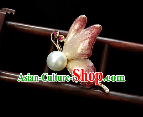 Top Crystal Breastpin Accessories Baroque Purple Butterfly Brooch Court Jewelry Top Crystal Breastpin Accessories Baroque Purple Butterfly Brooch Court Jewelry