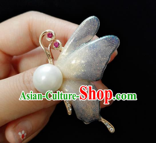 Top Baroque Blue Butterfly Brooch Court Jewelry Crystal Breastpin Accessories Top Baroque Blue Butterfly Brooch Court Jewelry Crystal Breastpin Accessories