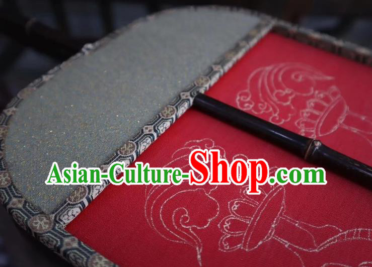 China Traditional Red Silk Palace Fan Hand Painting Fan Tang Dynasty Princess Fans China Traditional Red Silk Palace Fan Hand Painting Fan Tang Dynasty Princess Fans