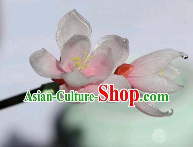 China Classical Hanfu Wood Hairpin Traditional Ancient Princess Mangnolia Hair Stick China Classical Hanfu Wood Hairpin Traditional Ancient Princess Mangnolia Hair Stick