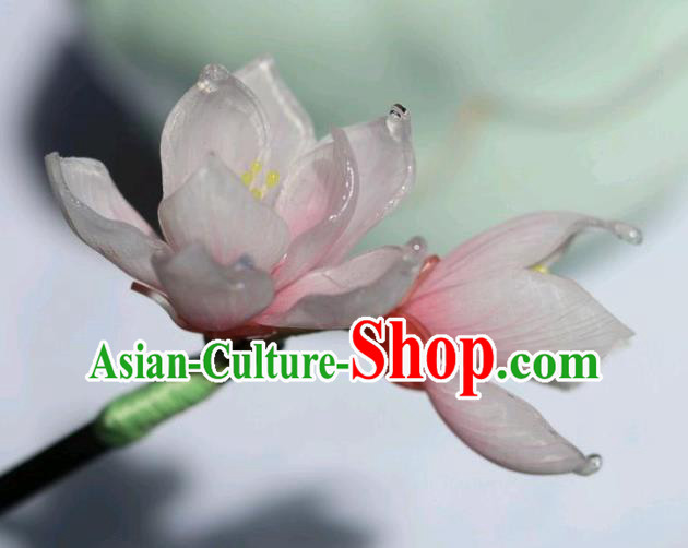 China Classical Hanfu Wood Hairpin Traditional Ancient Princess Mangnolia Hair Stick China Classical Hanfu Wood Hairpin Traditional Ancient Princess Mangnolia Hair Stick