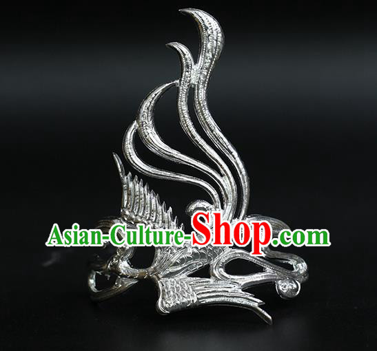 Handmade China Ancient Swordsman Face Accessories Ming Dynasty Knight Argent Mask Handmade China Ancient Swordsman Face Accessories Ming Dynasty Knight Argent Mask
