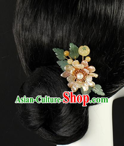 China Ancient Princess Pearls Hairpin Traditional Ming Dynasty Ceregat Hair Stick China Ancient Princess Pearls Hairpin Traditional Ming Dynasty Ceregat Hair Stick
