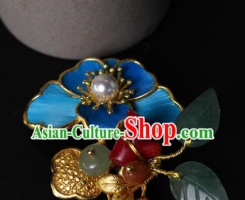 Chinese Traditional Coral Beads Brooch Classical Cheongsam Jewelry Pearl Accessories Chinese Traditional Coral Beads Brooch Classical Cheongsam Jewelry Pearl Accessories