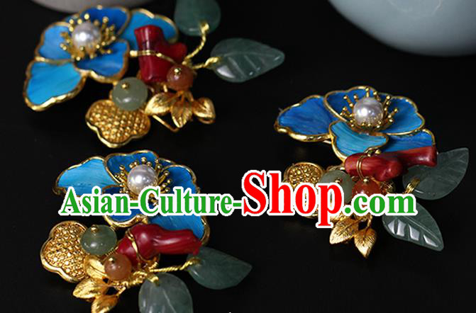 Chinese Traditional Coral Beads Brooch Classical Cheongsam Jewelry Pearl Accessories Chinese Traditional Coral Beads Brooch Classical Cheongsam Jewelry Pearl Accessories