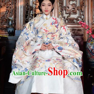 Traditional China Ming Dynasty Empress Historical Clothing Ancient Royal Queen Costumes Full Set