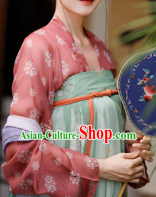 China Ancient Palace Lady Hanfu Dress Traditional Tang Dynasty Noble Beauty Clothing China Ancient Palace Lady Hanfu Dress Traditional Tang Dynasty Noble Beauty Clothing