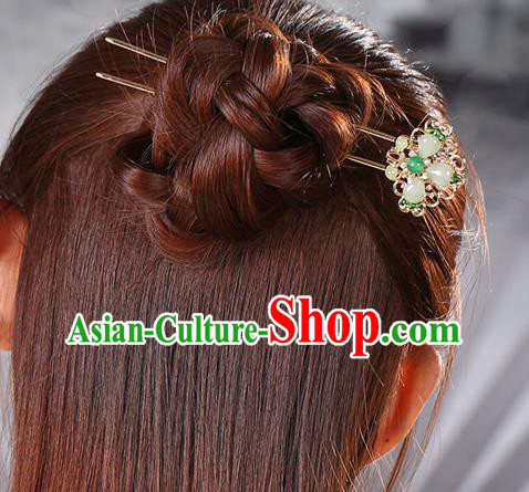 China Classical Hair Stick Traditional Cheongsam Hair Accessories Handmade Golden Hairpin China Classical Hair Stick Traditional Cheongsam Hair Accessories Handmade Golden Hairpin