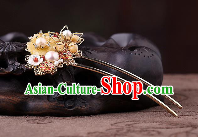 China Classical Cheongsam Hair Stick Traditional Hair Accessories Handmade Hairpin China Classical Cheongsam Hair Stick Traditional Hair Accessories Handmade Hairpin