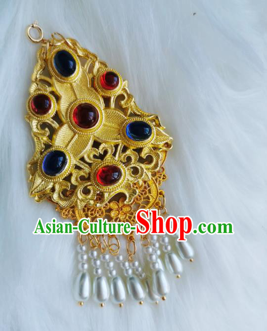 China Classical Gems Pendant Traditional Ming Dynasty Court Woman Accessories China Classical Gems Pendant Traditional Ming Dynasty Court Woman Accessories