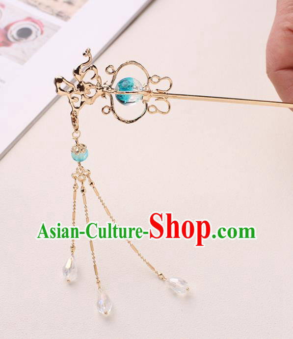 Traditional China Hanfu Hair Stick Ancient Princess Tassel Hairpin Traditional China Hanfu Hair Stick Ancient Princess Tassel Hairpin