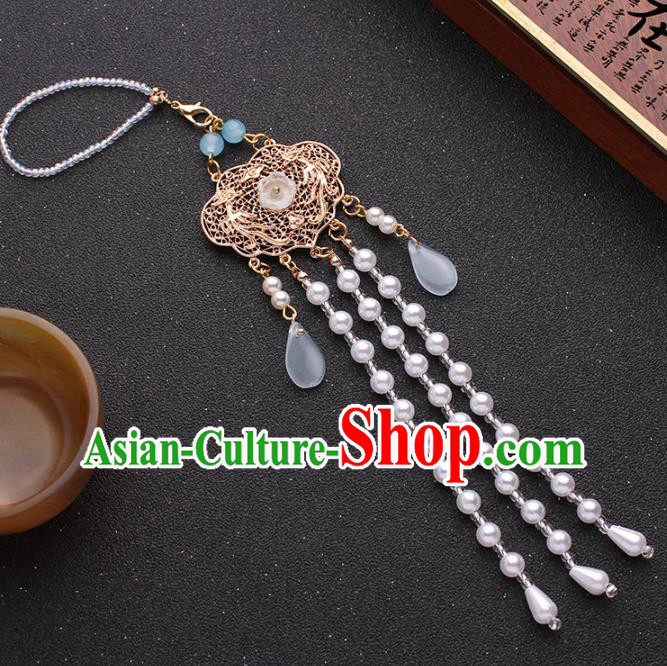 China Classical Tassel Brooch Traditional Cheongsam Pendant Accessories China Classical Tassel Brooch Traditional Cheongsam Pendant Accessories
