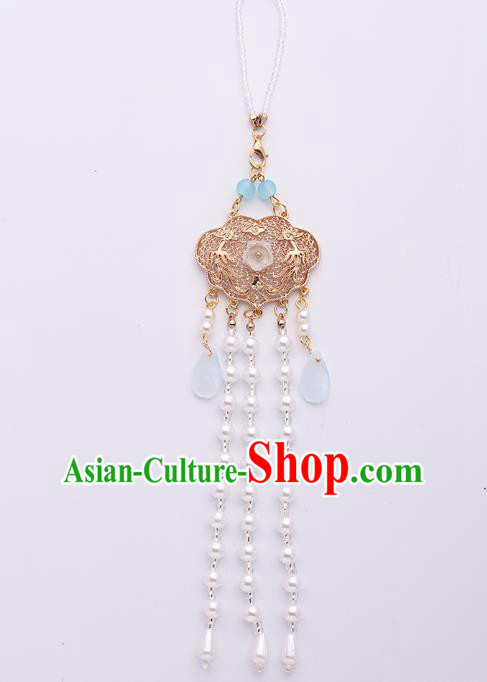 China Classical Tassel Brooch Traditional Cheongsam Pendant Accessories China Classical Tassel Brooch Traditional Cheongsam Pendant Accessories