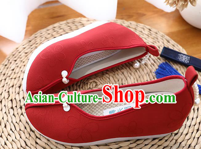Chinese Hanfu Shoes Ancient Princess Shoes Traditional Song Dynasty Wedding Shoes Chinese Hanfu Shoes Ancient Princess Shoes Traditional Song Dynasty Wedding Shoes