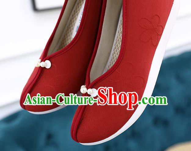 Chinese Hanfu Shoes Ancient Princess Shoes Traditional Song Dynasty Wedding Shoes Chinese Hanfu Shoes Ancient Princess Shoes Traditional Song Dynasty Wedding Shoes