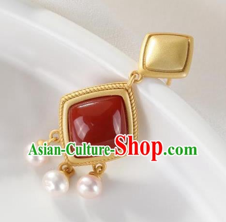 China National Enamel Earrings Traditional Cheongsam Ear Accessories China National Enamel Earrings Traditional Cheongsam Ear Accessories