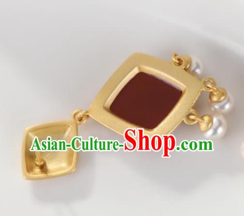 China National Enamel Earrings Traditional Cheongsam Ear Accessories China National Enamel Earrings Traditional Cheongsam Ear Accessories