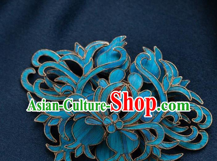 China Ancient Empress Ruby Jewelry Accessories Traditional Qing Dynasty Court Cloisonne Brooch China Ancient Empress Ruby Jewelry Accessories Traditional Qing Dynasty Court Cloisonne Brooch