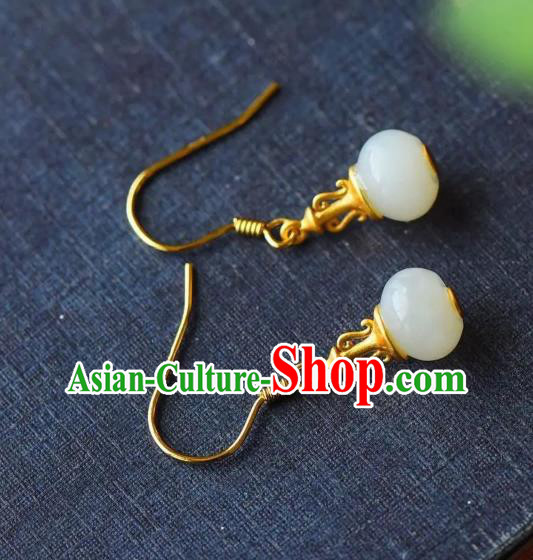 China National Golden Vase Earrings Traditional Cheongsam Ear Accessories China National Golden Vase Earrings Traditional Cheongsam Ear Accessories