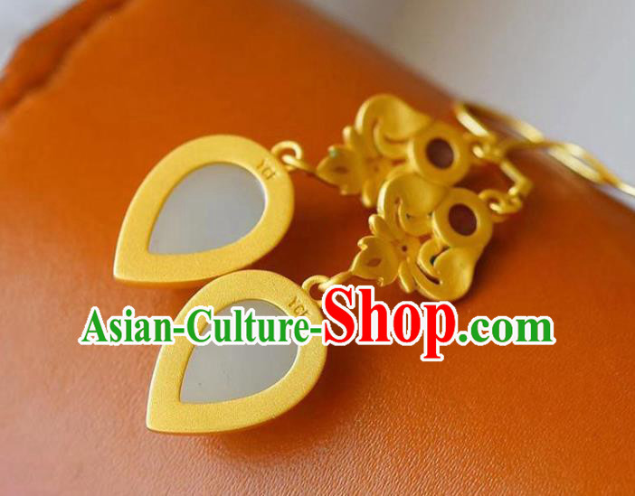 China Traditional Cloisonne Ear Jewelry Accessories National Cheongsam Earrings China Traditional Cloisonne Ear Jewelry Accessories National Cheongsam Earrings