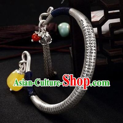 China Handmade Ceregat Bracelet Accessories Traditional Silver Bangle Jewelry