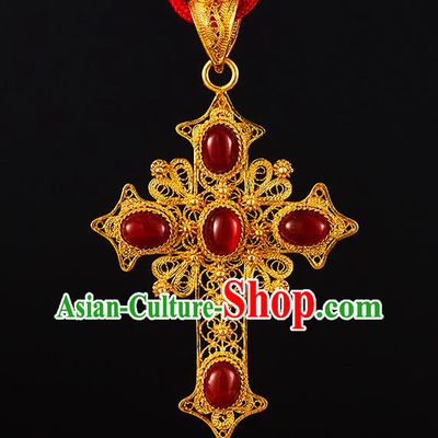 China Handmade Agate Accessories Traditional Necklace Pendant Jewelry