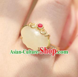 Chinese National Golden Ring Handmade Jewelry Accessories Classical Jade Peach Circlet Chinese National Golden Ring Handmade Jewelry Accessories Classical Jade Peach Circlet