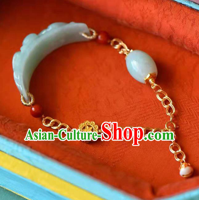 China Handmade Jade Carving Pi Xiu Bracelet Traditional Jewelry Accessories National Bangle China Handmade Jade Carving Pi Xiu Bracelet Traditional Jewelry Accessories National Bangle