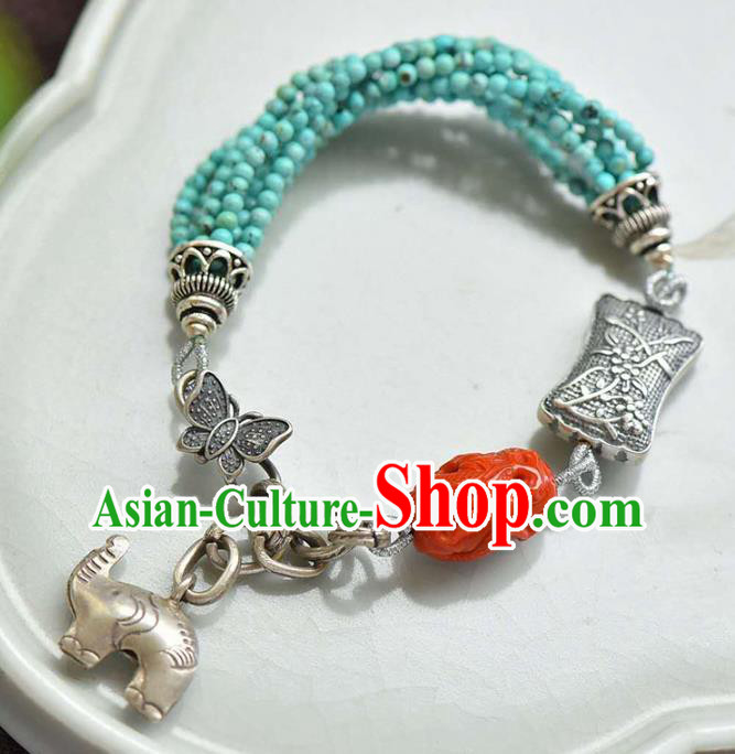 China Handmade Agate Tassel Bracelet Traditional Jewelry Accessories National Silver Carving Bangle China Handmade Agate Tassel Bracelet Traditional Jewelry Accessories National Silver Carving Bangle