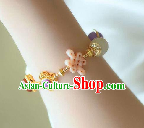 China Handmade Amethyst Bracelet Traditional Jewelry Accessories National Hetian Jade Bangle China Handmade Amethyst Bracelet Traditional Jewelry Accessories National Hetian Jade Bangle