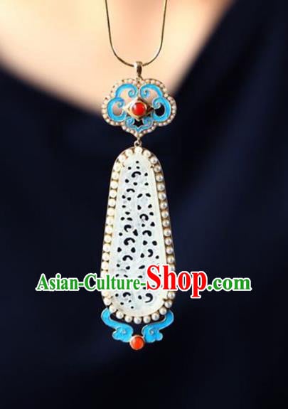 Handmade China Cheongsam Pearls Eardrop Accessories Traditional Jade Jewelry National Earrings Handmade China Cheongsam Pearls Eardrop Accessories Traditional Jade Jewelry National Earrings