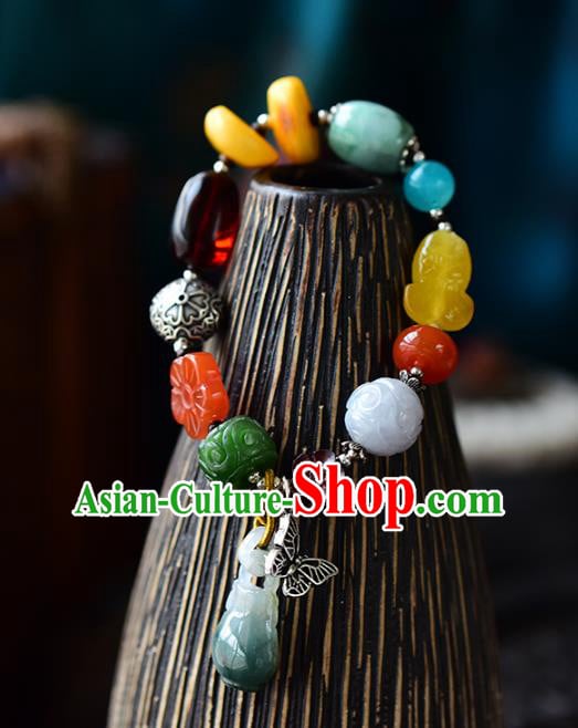 China National Gems Bangle Traditional Court Jewelry Accessories Handmade Jadeite Bracelet China National Gems Bangle Traditional Court Jewelry Accessories Handmade Jadeite Bracelet