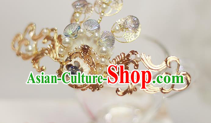Chinese Cosplay Hair Accessories Traditional Hanfu Scale Hair Crown Chinese Cosplay Hair Accessories Traditional Hanfu Scale Hair Crown