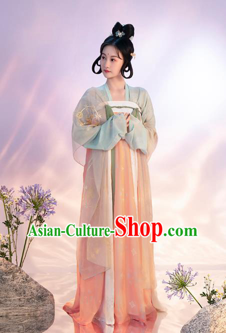 China Ancient Court Lady Hanfu Dress Apparels Traditional Tang Dynasty Historical Clothing China Ancient Court Lady Hanfu Dress Apparels Traditional Tang Dynasty Historical Clothing