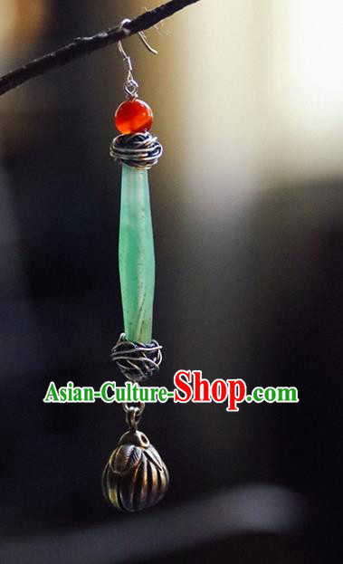 Handmade Chinese Traditional Coloured Glaze Eardrop Classical Cheongsam Earrings Accessories Silver Ear Jewelry Handmade Chinese Traditional Coloured Glaze Eardrop Classical Cheongsam Earrings Accessories Silver Ear Jewelry