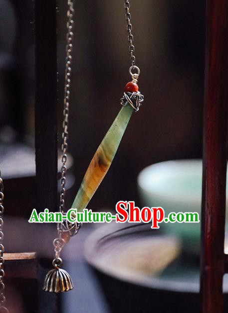 Chinese Handmade Ethnic Necklet National Coloured Glaze Necklace Classical Cheongsam Silver Jewelry Accessories Chinese Handmade Ethnic Necklet National Coloured Glaze Necklace Classical Cheongsam Silver Jewelry Accessories
