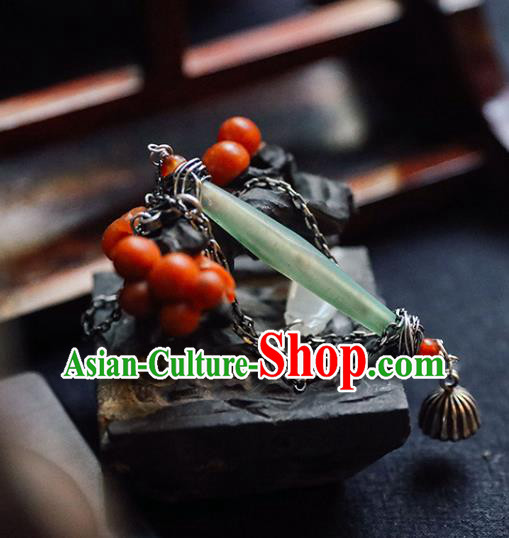 Chinese Handmade Ethnic Necklet National Coloured Glaze Necklace Classical Cheongsam Silver Jewelry Accessories Chinese Handmade Ethnic Necklet National Coloured Glaze Necklace Classical Cheongsam Silver Jewelry Accessories