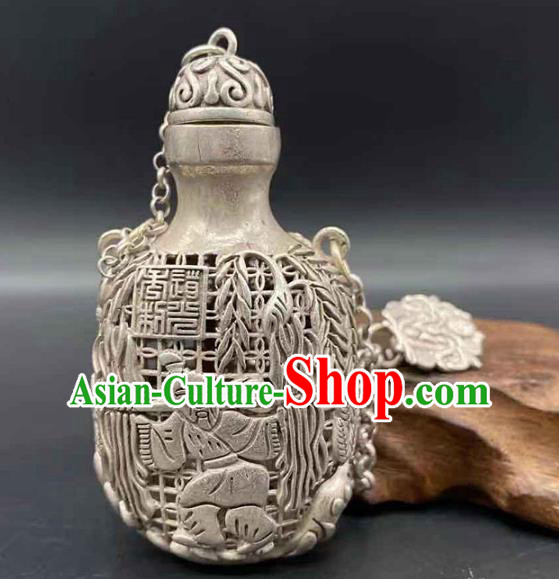 Chinese Handmade National Silver Sachet Pendant Jewelry Classical Ethnic Waist Accessories Chinese Handmade National Silver Sachet Pendant Jewelry Classical Ethnic Waist Accessories