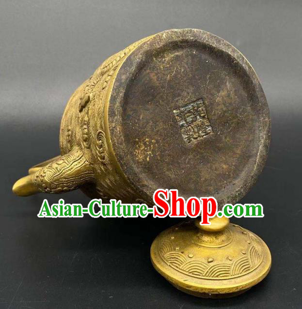 andmade Chinese Carving Dragon Teapot Ornaments Traditional Brass Kettle Accessories andmade Chinese Carving Dragon Teapot Ornaments Traditional Brass Kettle Accessories