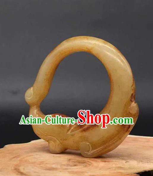 China Traditional Jade Pendant Handmade Carving Dragon Hand Piece China Traditional Jade Pendant Handmade Carving Dragon Hand Piece