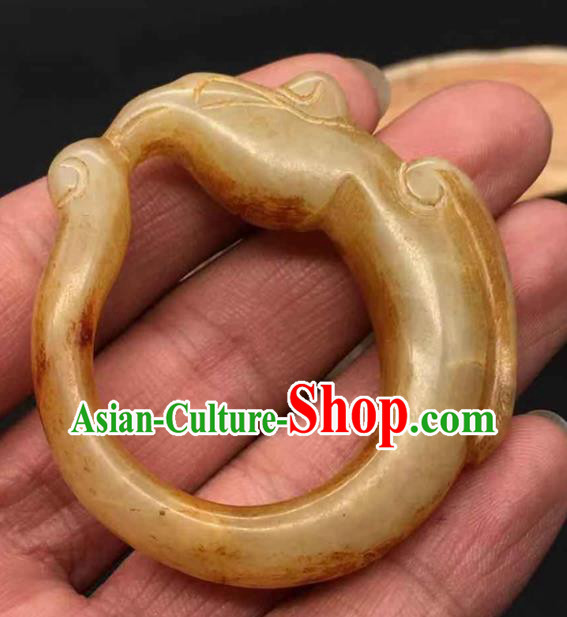 China Traditional Jade Pendant Handmade Carving Dragon Hand Piece China Traditional Jade Pendant Handmade Carving Dragon Hand Piece