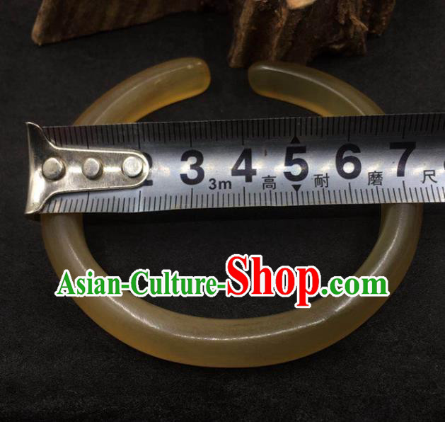 China National Bracelet Handmade Jewelry Accessories Traditional Sheep Horn Bangle China National Bracelet Handmade Jewelry Accessories Traditional Sheep Horn Bangle