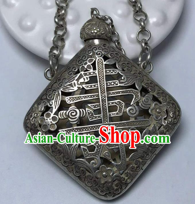 Chinese Handmade Carving Cupronickel Sachet Pendant Traditional Waist Accessories Chinese Handmade Carving Cupronickel Sachet Pendant Traditional Waist Accessories