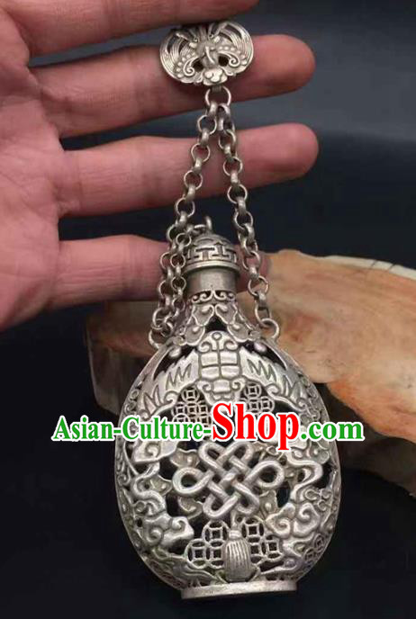 Chinese National Sachet Pendant Jewelry Handmade Carving Brooch Classical Ethnic Silver Accessories Chinese National Sachet Pendant Jewelry Handmade Carving Brooch Classical Ethnic Silver Accessories
