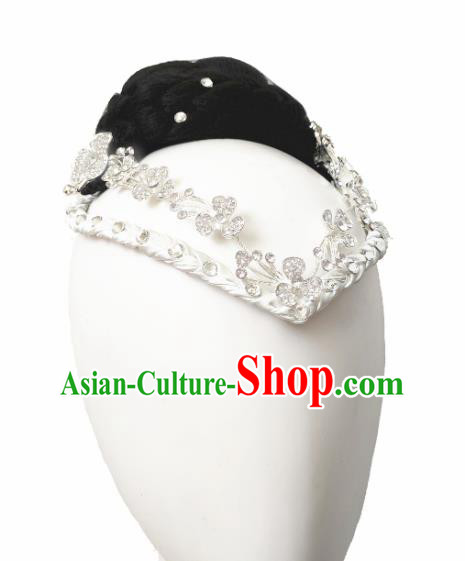 Traditional China Fan Dance Wig Chignon Classical Dance Hair Accessories Traditional China Fan Dance Wig Chignon Classical Dance Hair Accessories