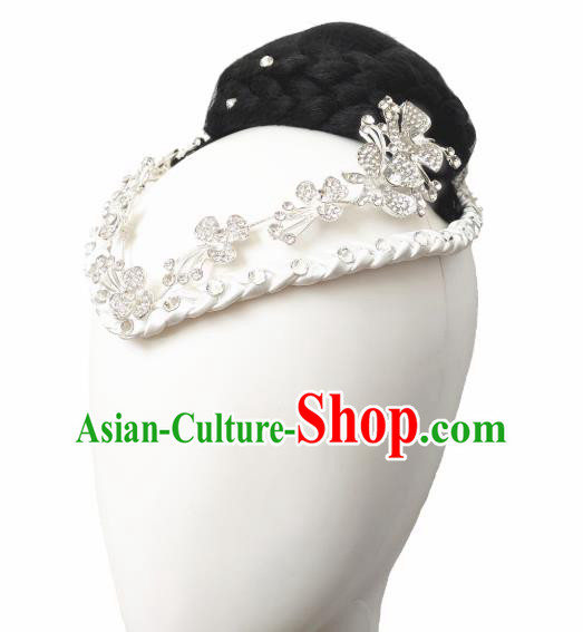 Traditional China Fan Dance Wig Chignon Classical Dance Hair Accessories Traditional China Fan Dance Wig Chignon Classical Dance Hair Accessories